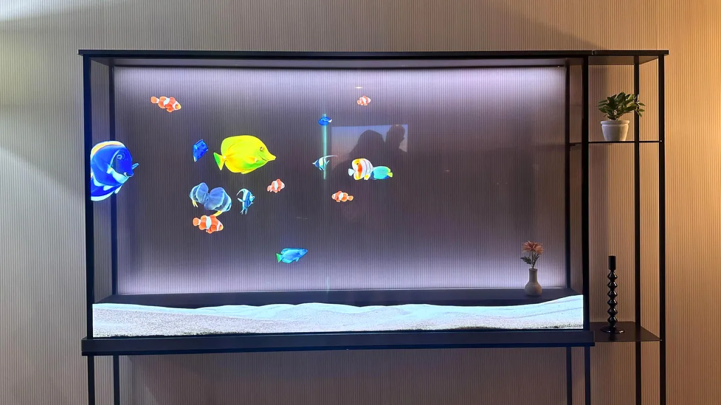 OLED Transparent TV Are Here , Are you buy It 1 Transparent TV: