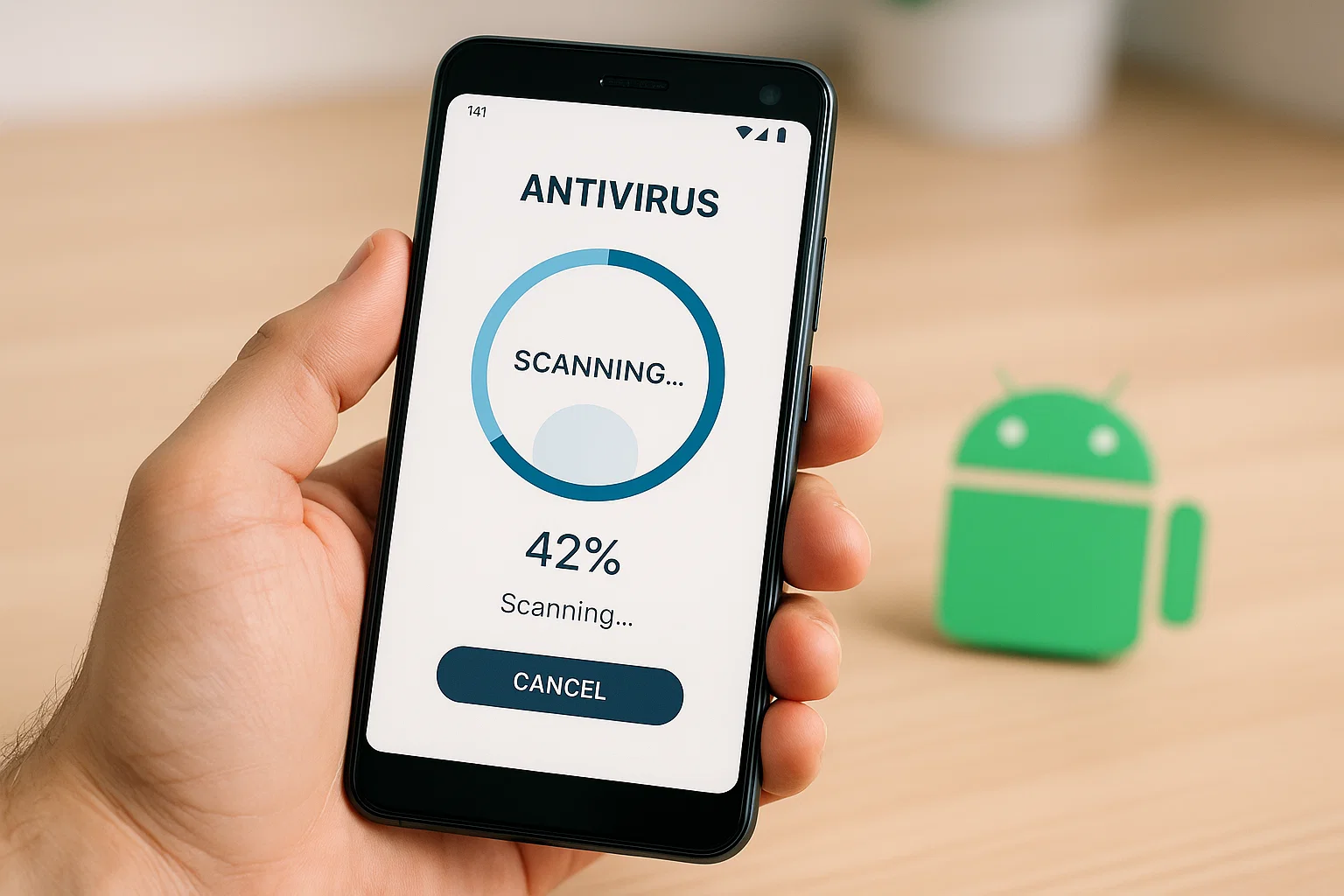 Top 03 Best Android Antivirus Apps in 2025 1 Best Android Antivirus App Scanning Interface