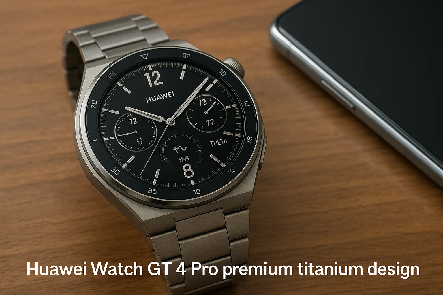Huawei Watch GT 4 Pro premium titanium design