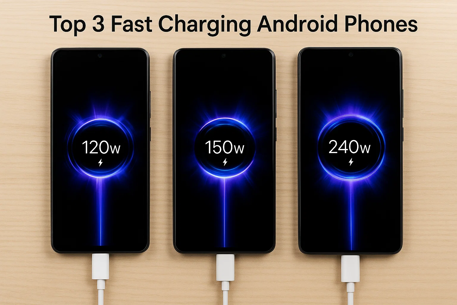 Top 3 Fast Charging Android Phones
