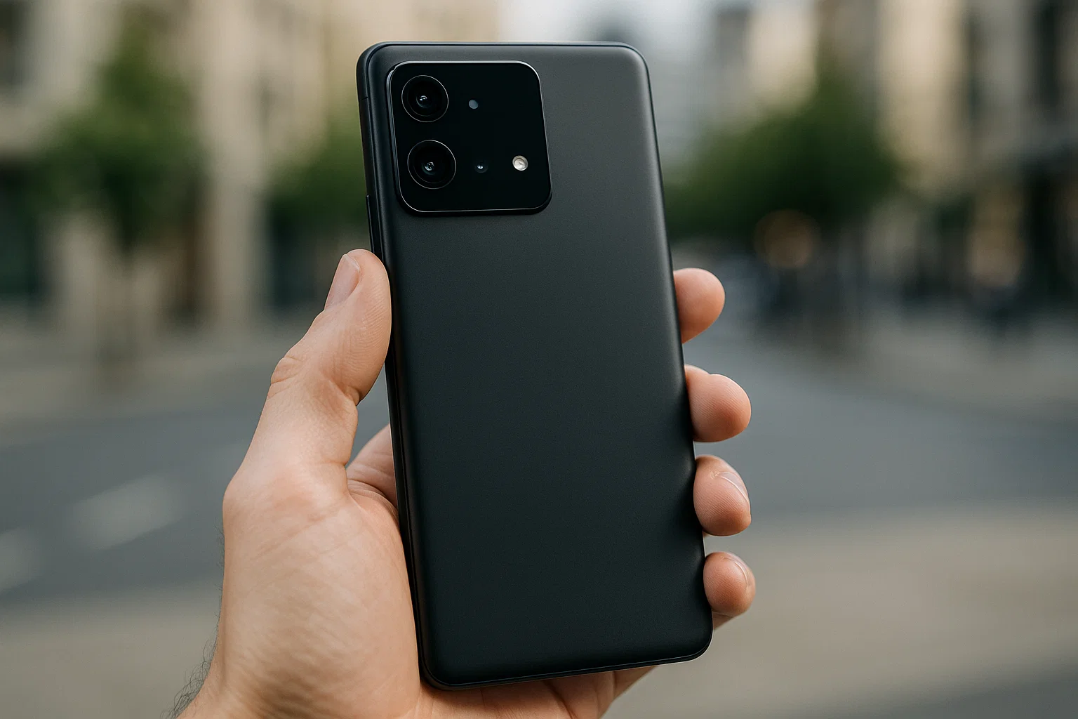 Early concept of a flagship smartphone prototype