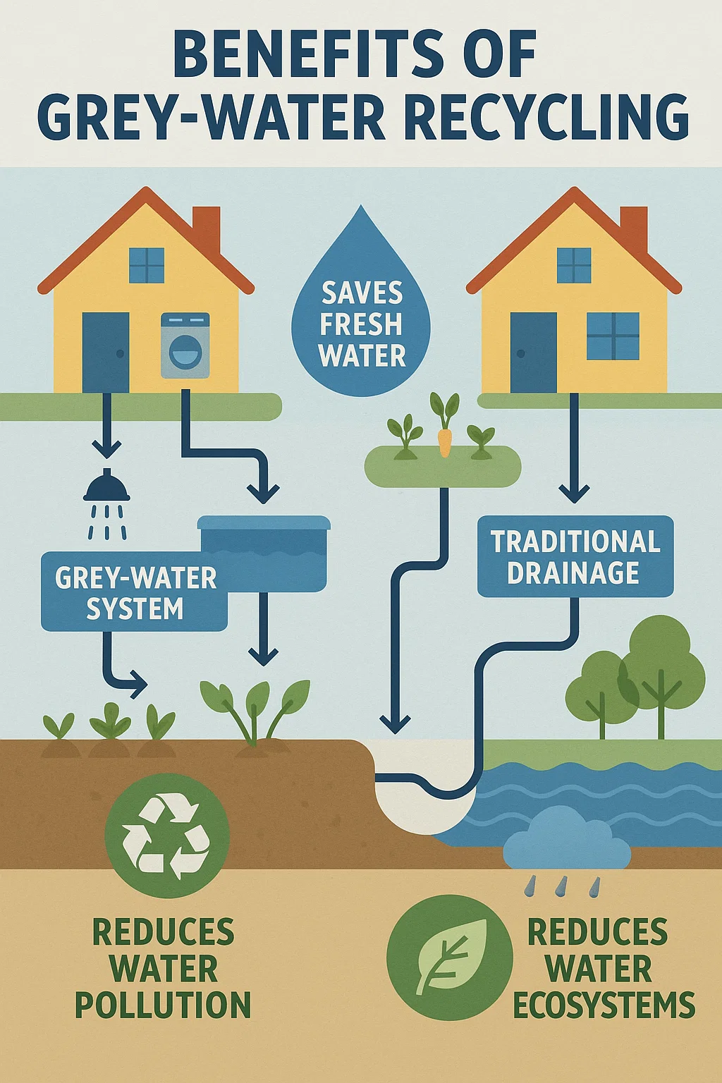 Benefits of Grey-Water Recycling