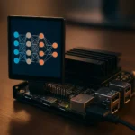 Edge AI device processing a neural model