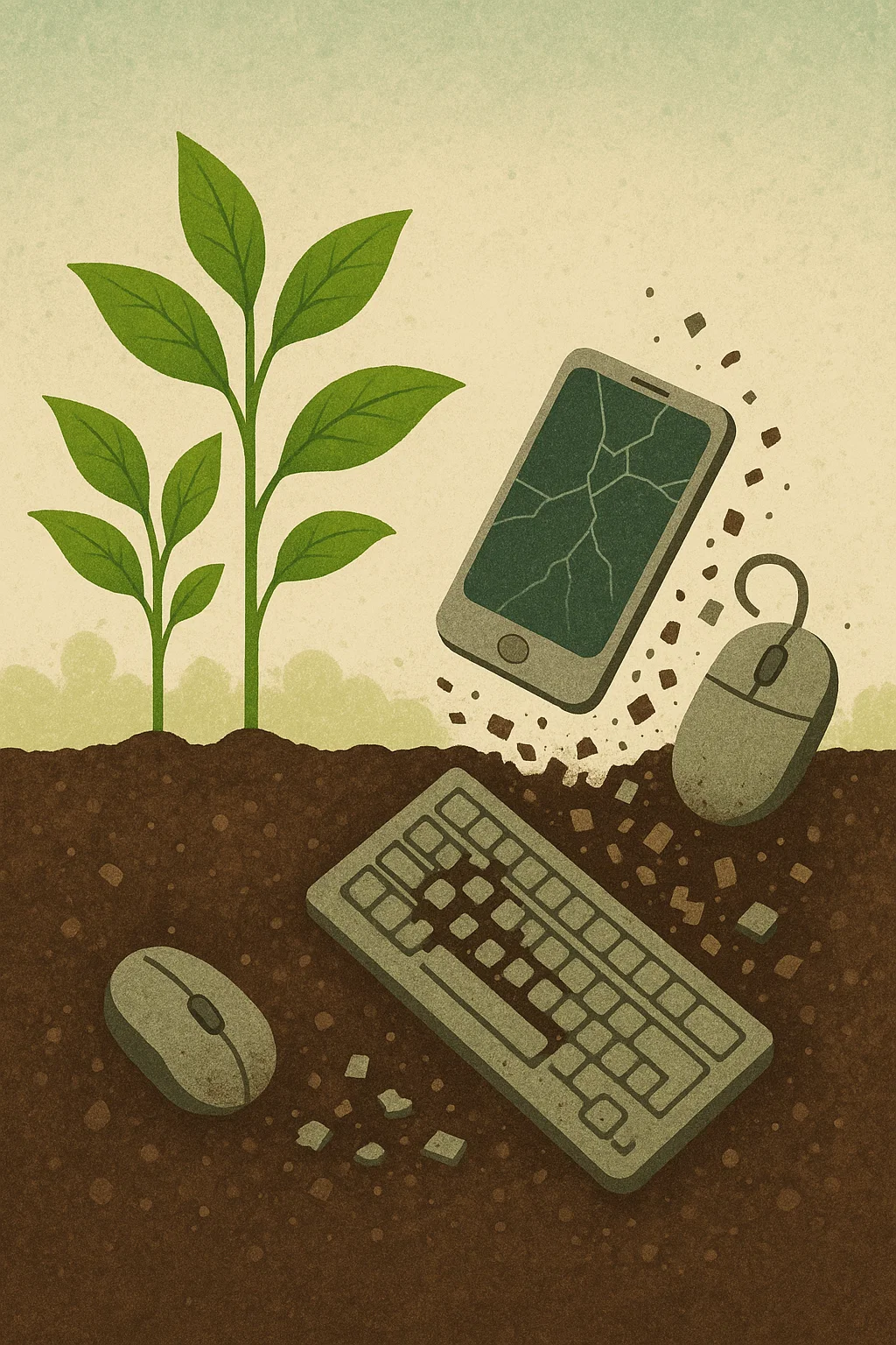 Biodegradable Electronics Regulations Tighten Worldwide 3 Visualization of Biodegradable Electronic Waste Recycling