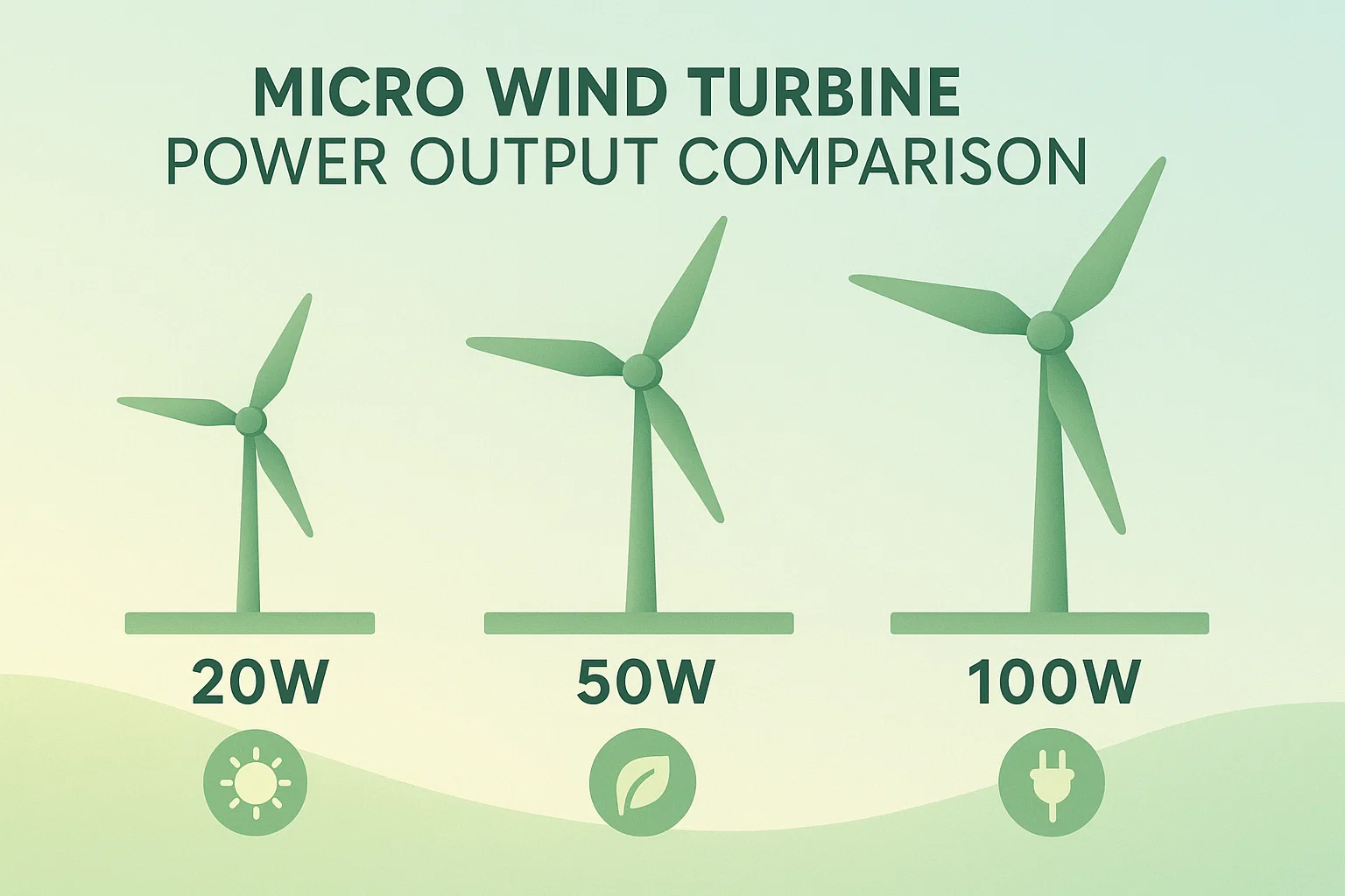 Compact Micro Wind Turbine for Home Use 