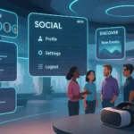 XR social platform interface in early beta