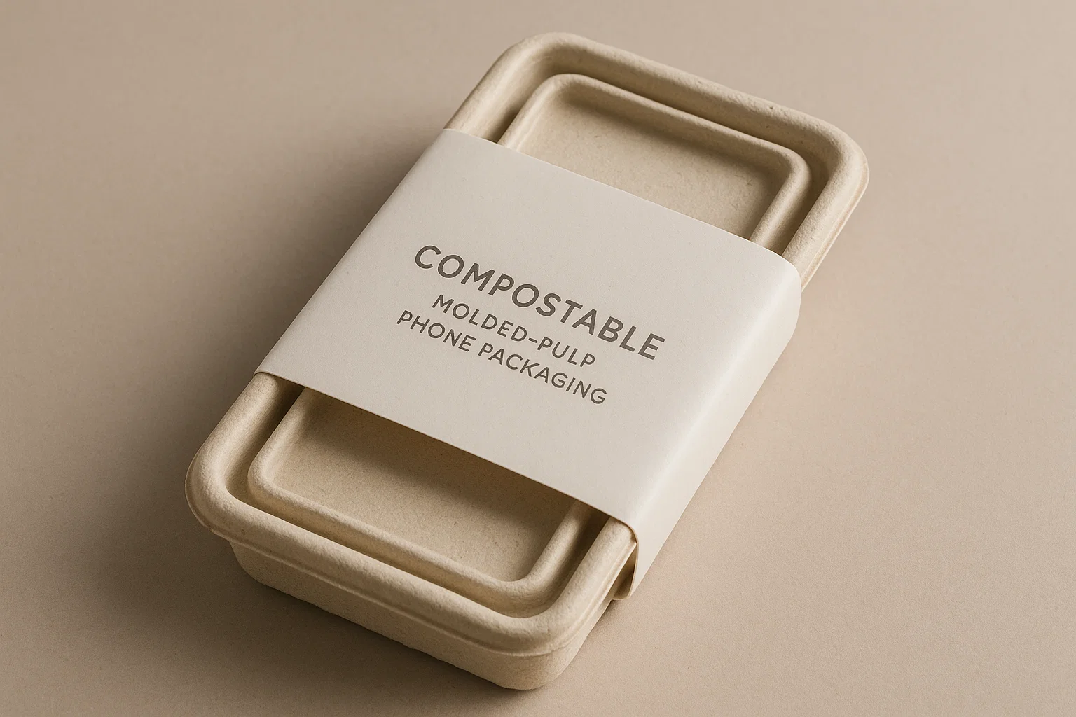 Review of Biodegradable Consumer Electronics Packaging 1 Compostable Molded-Pulp Phone Packaging