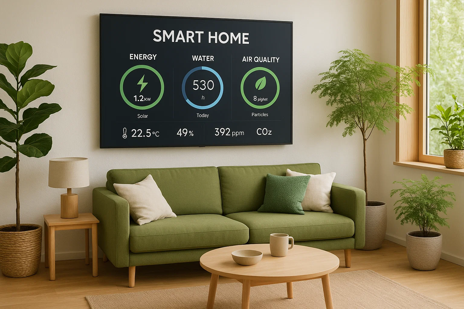 How Green-Tech Home Monitoring Software Works 1 Smart Home Dashboard for Sustainable Living