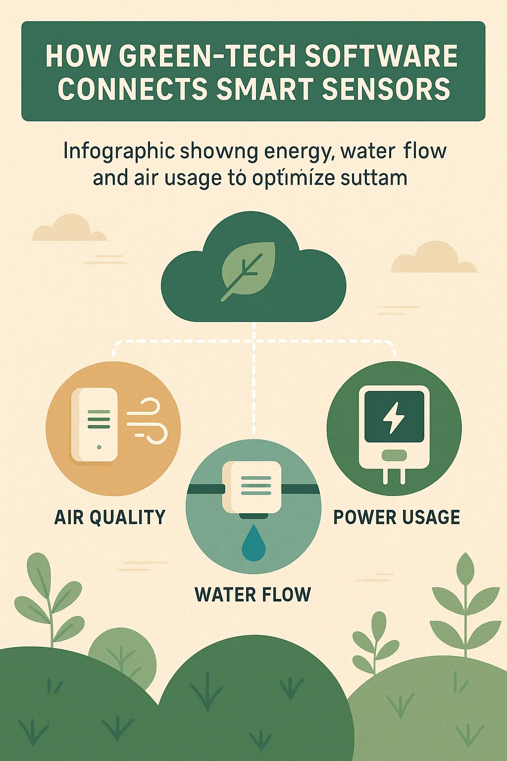 How Green-Tech Home Monitoring Software Works 2 How Green-Tech Software Connects Smart Sensors