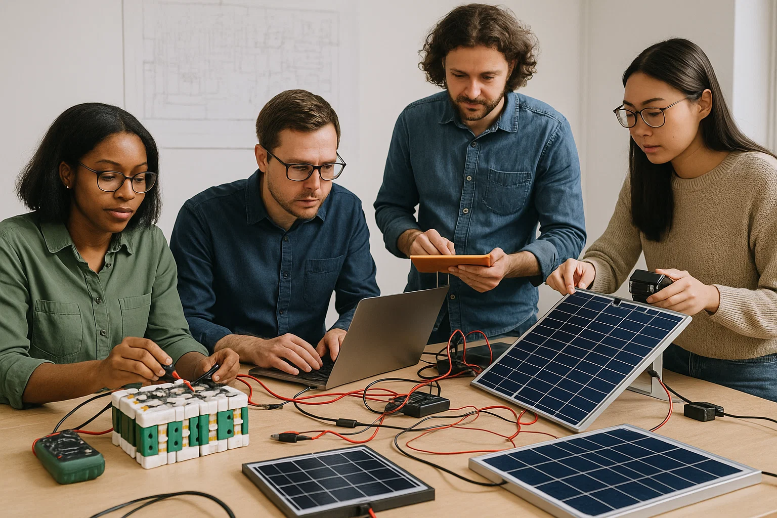 hardware startup solar testing lab