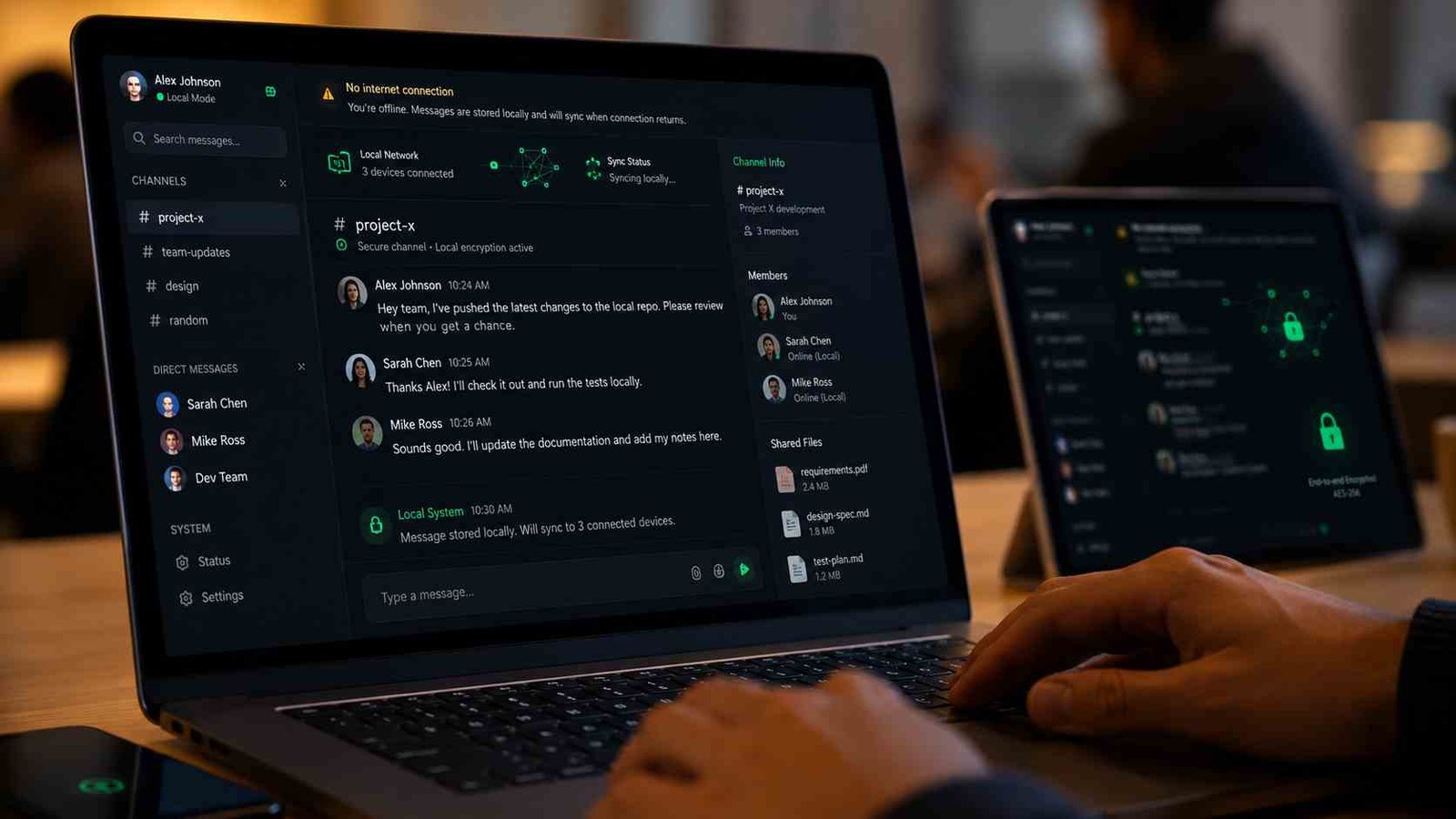 Offline Messaging With Local-First Team Chat App